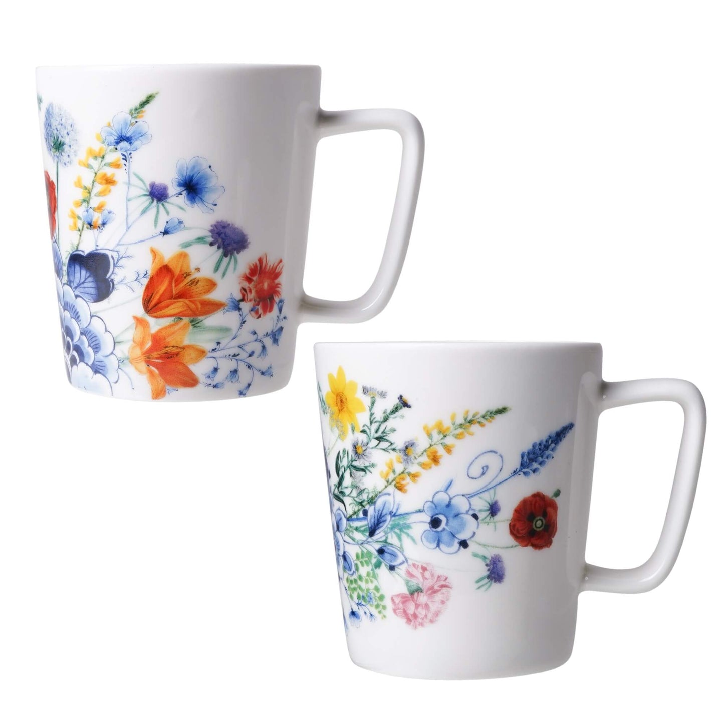 Wildflower Coffee Mugs (Set of 2)