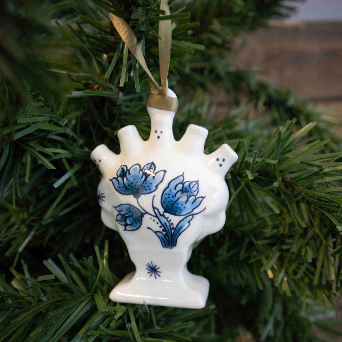 Christmas Ornaments: Royal Delft - Mini Tulip Vase (with Authenticity Certificate)