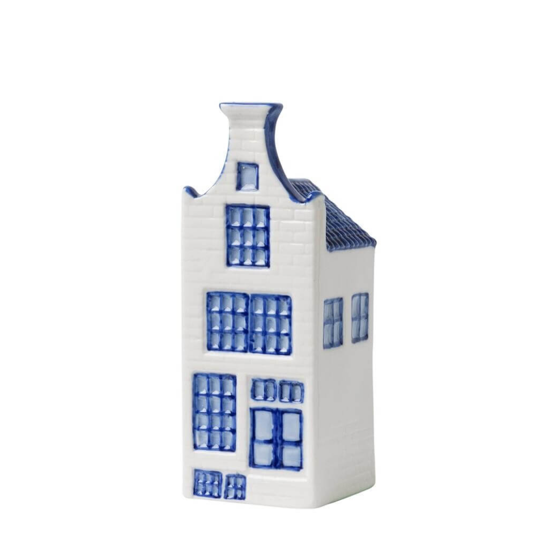 Gable Delft Blue Houses V2 - Set of 3 (Hand-painted)