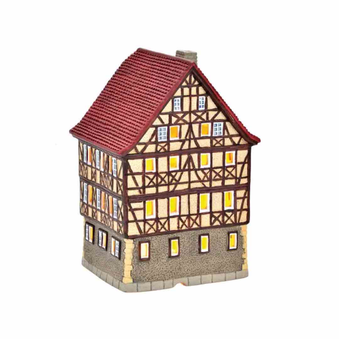 Bad Wimpfen House - Tea Light Miniature (Hand-painted)