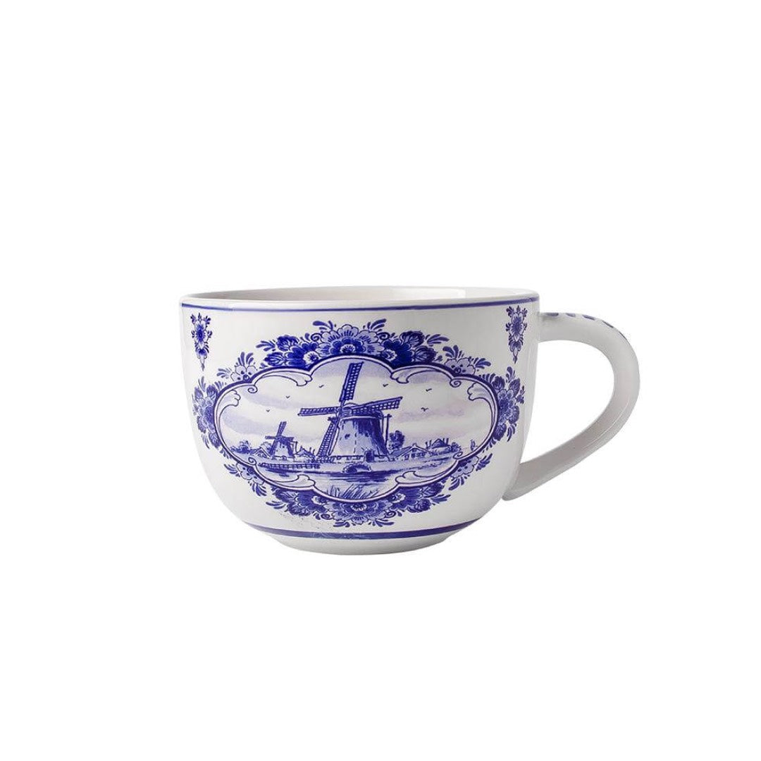 Delft Blue Windmill Soup Bowl (Set of 2)
