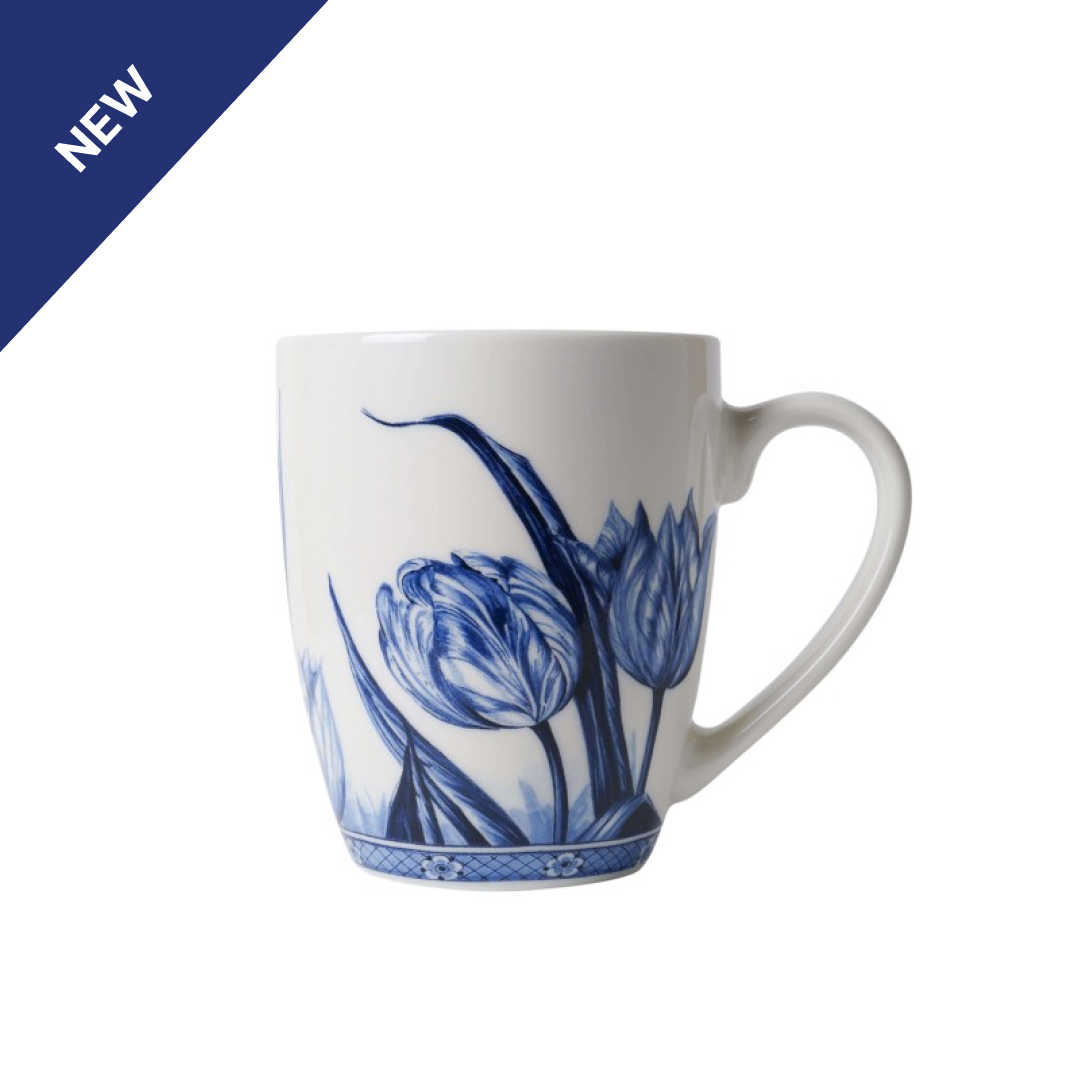 Delft Blue Tulip Mug (Set of 2) - 300ml