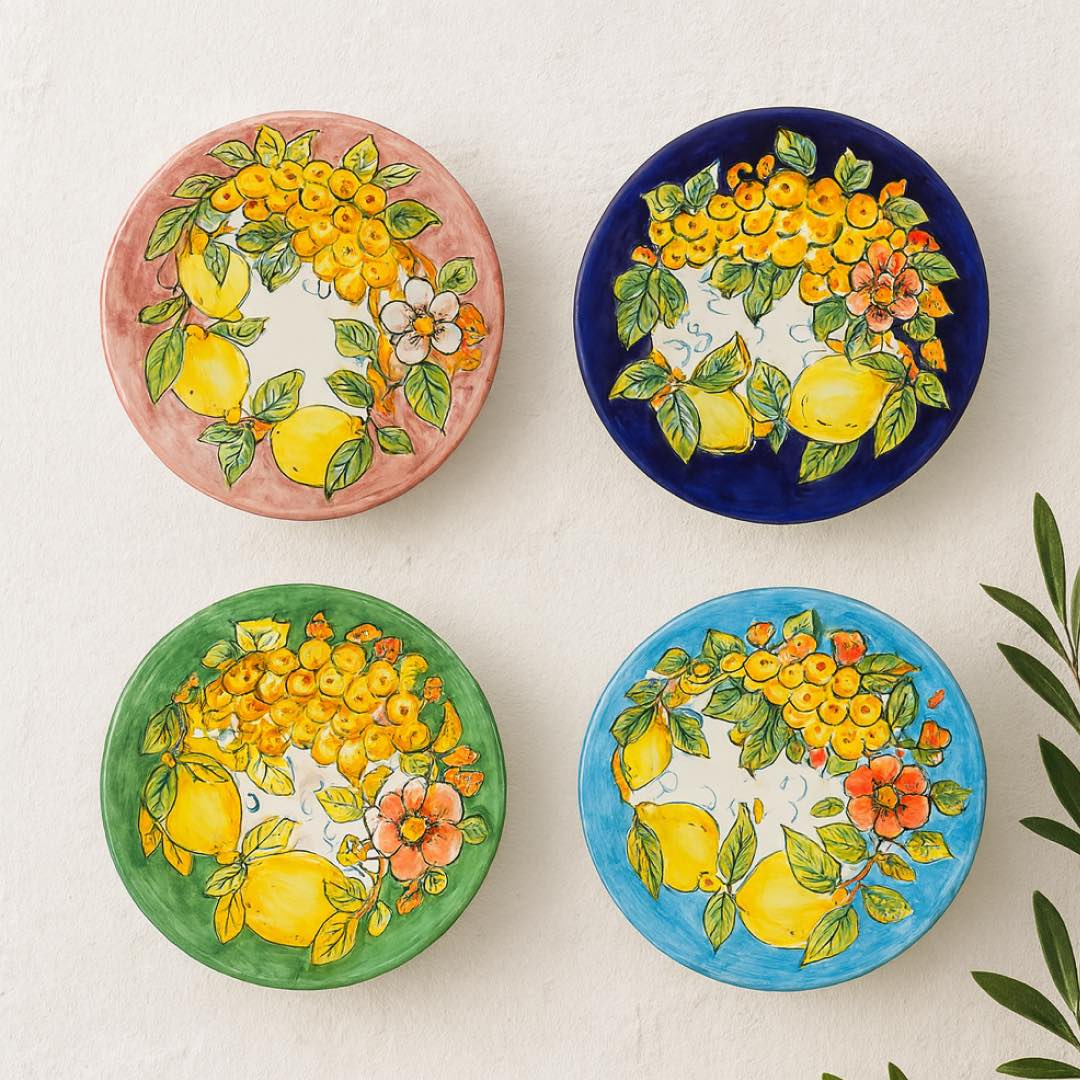 Wall Hanging Plate - Giardino Rosa (Pink)