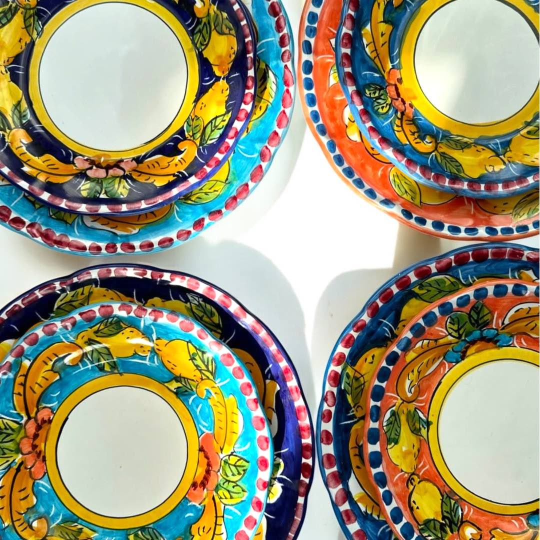 Amalfi Bowl — Giardino Blu (Dark Blue)