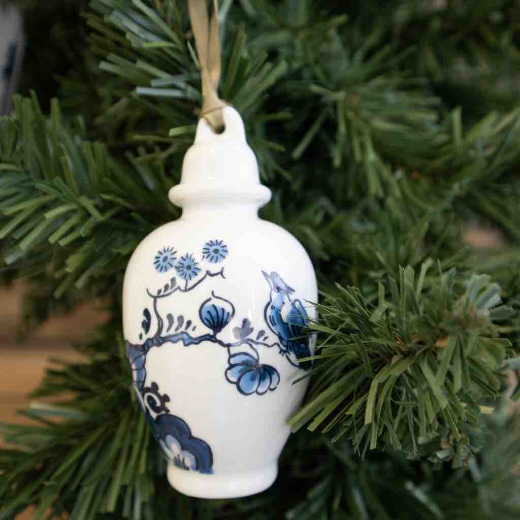 Christmas Ornaments: Royal Delft - Mini Jar (with Authenticity Certificate)