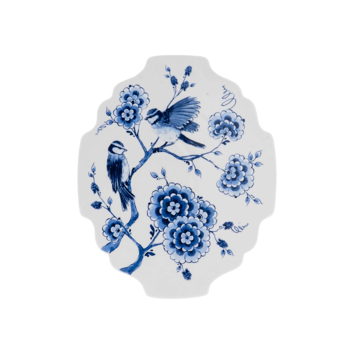 Delft Blue Birds Wall Applique