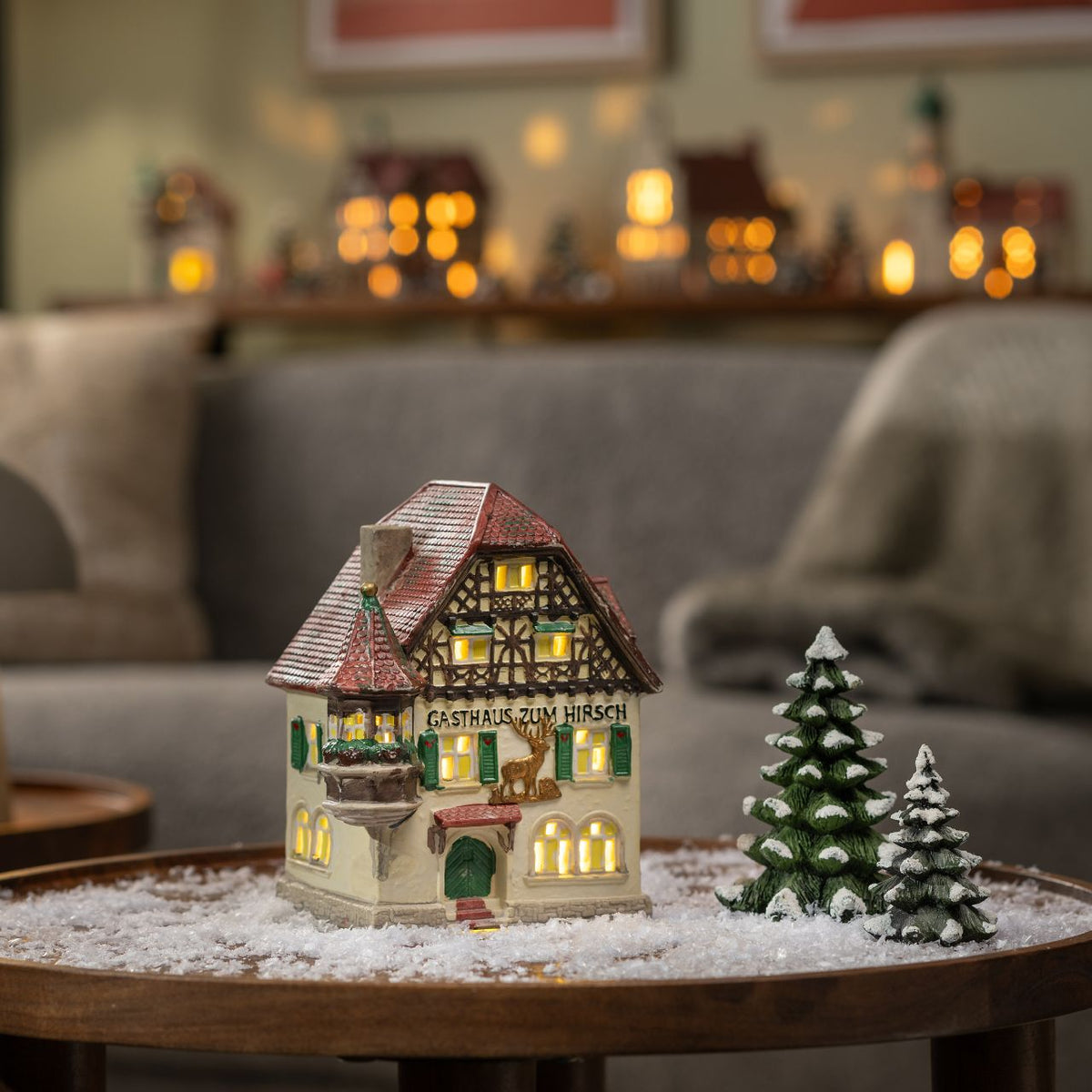 Inn of the Stag – Tea Light Miniature (Hand-painted) [Ships Nov 15]