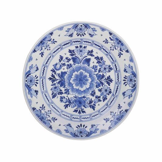 Royal Delft Ornamental Blue Plate – 25 cm