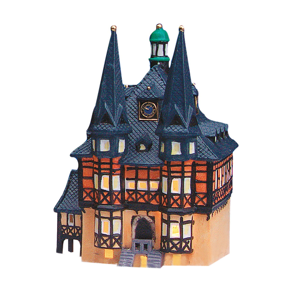 Town Hall Wernigerode – Tea Light Miniature (Hand-painted)