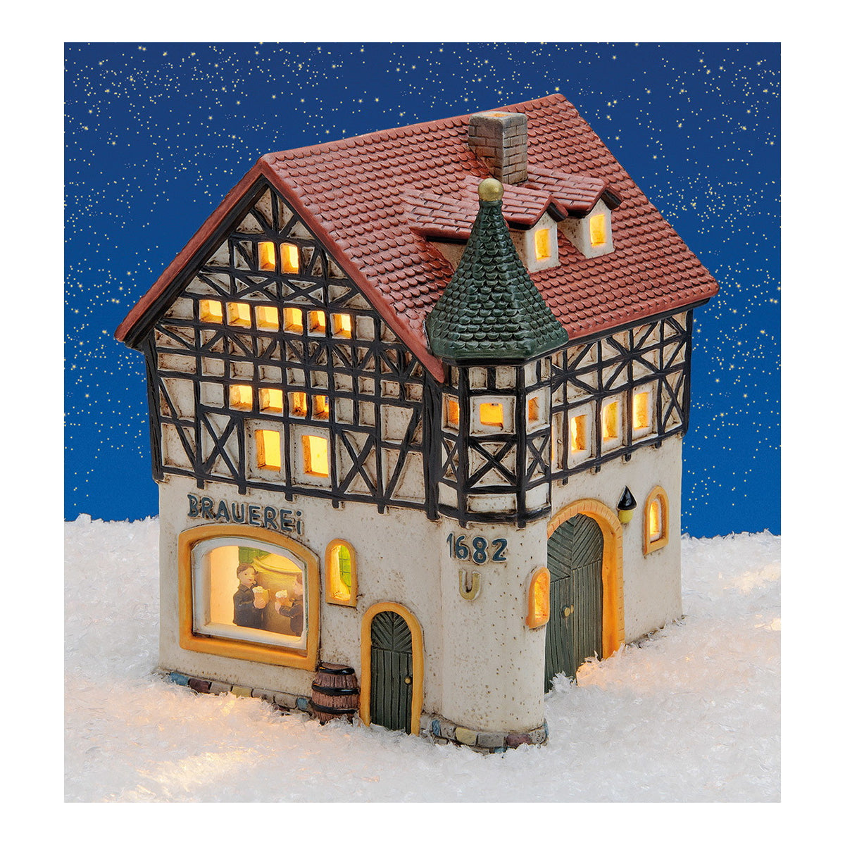 Brewery 1682 – Tea Light Miniature (Hand-painted)