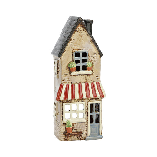 German Bistro House – Tea Light Miniature (Hand-painted) [Ships Nov 15]