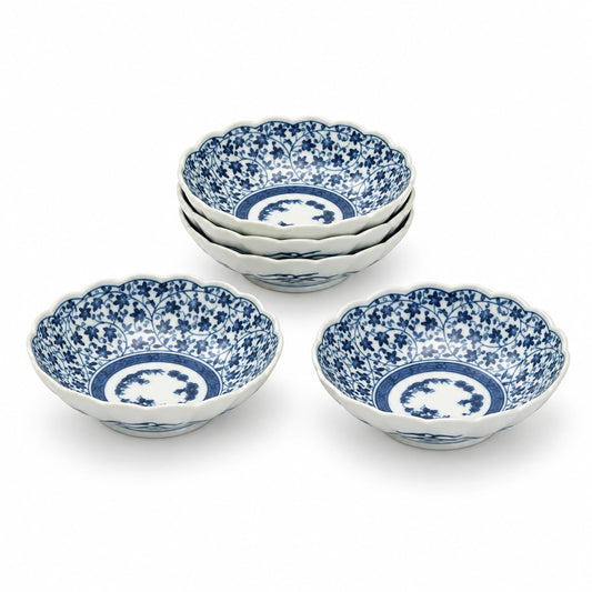Hana Scalloped Bowls (Set of 5)
