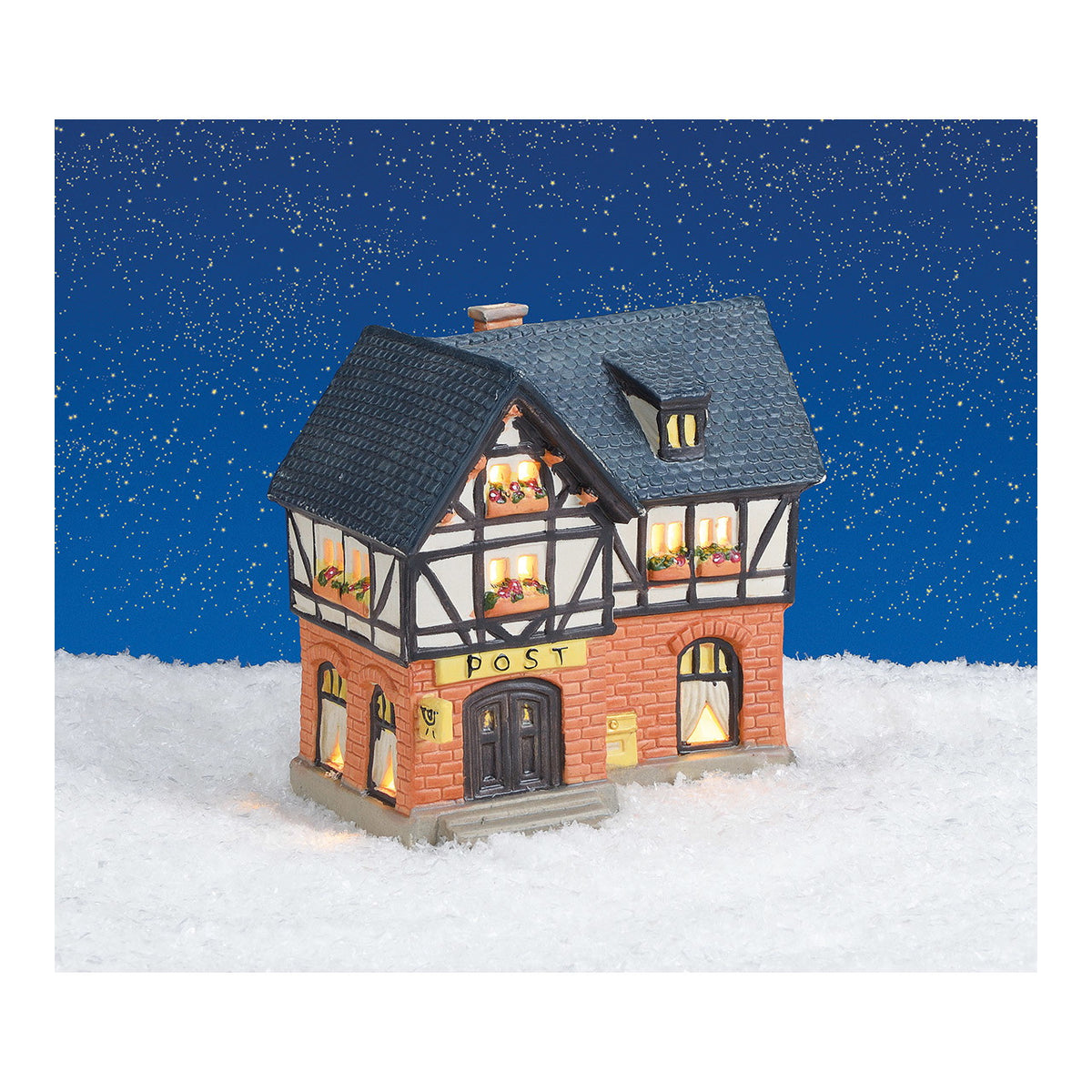 German Post Office – Tea Light Miniature (Hand-painted) [Ships Nov 15]