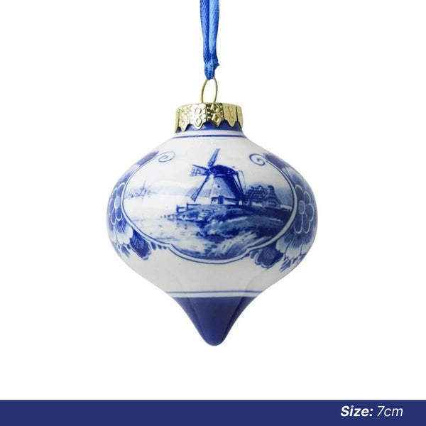 Christmas Ornaments: Delft Onion Bauble