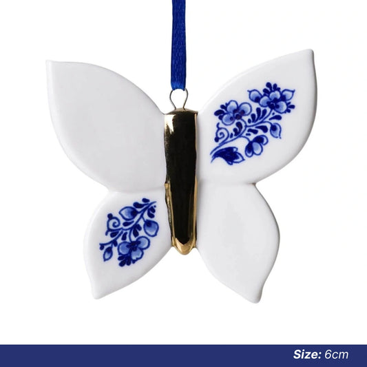Christmas Ornaments: Delft Butterfly [Ships OCT 27]