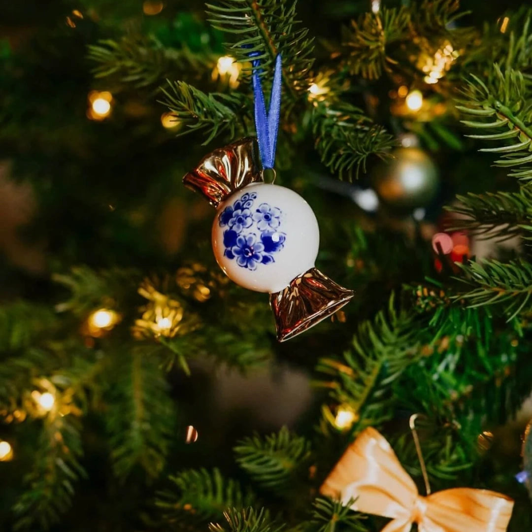 Christmas Ornaments: Delft Candy [Ships OCT 27]