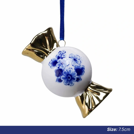 Christmas Ornaments: Delft Candy [Ships OCT 27]