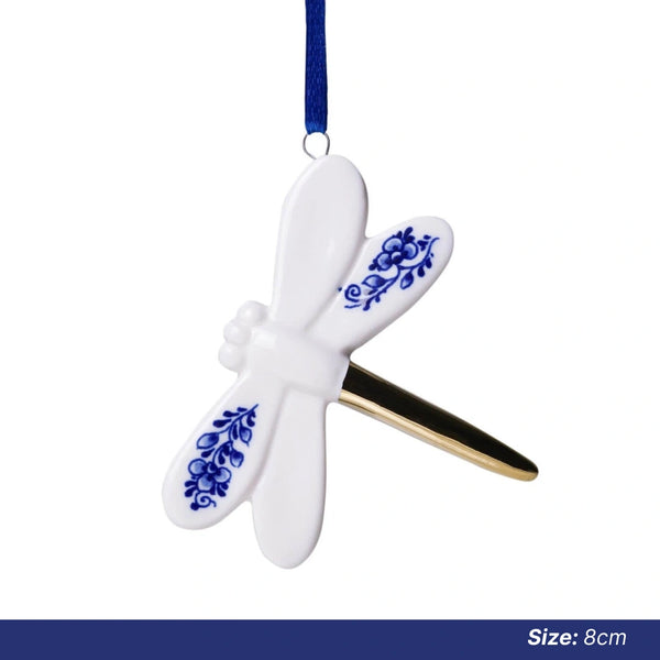 Christmas Ornaments: Delft Dragonfly