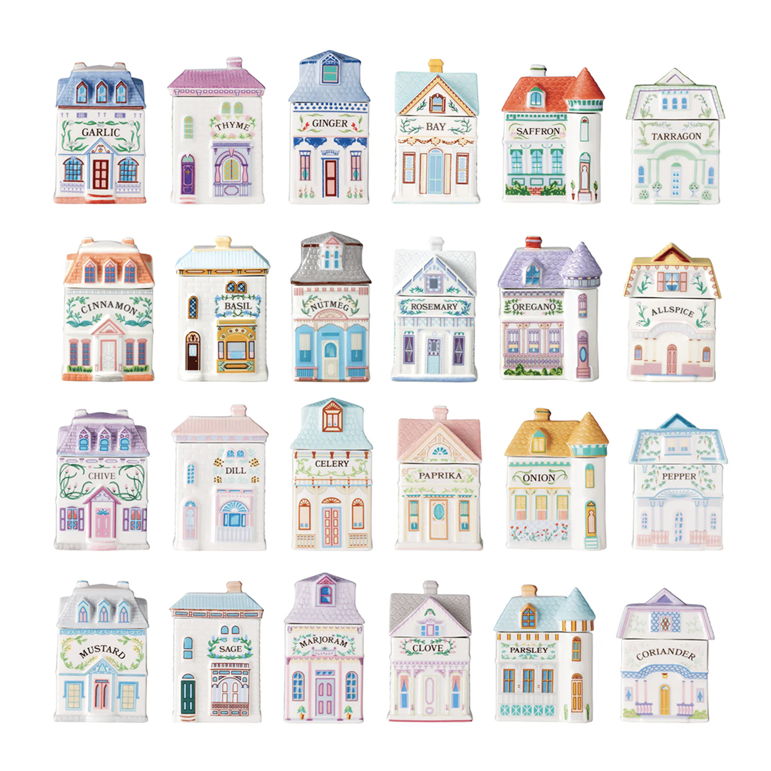 Lenox Spice Village — The Rustic Set (6 Jars)