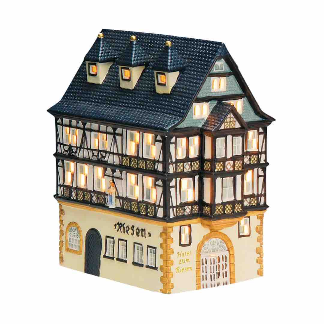 Hotel Zum Riesen - Tea Light Miniature (Hand-painted)