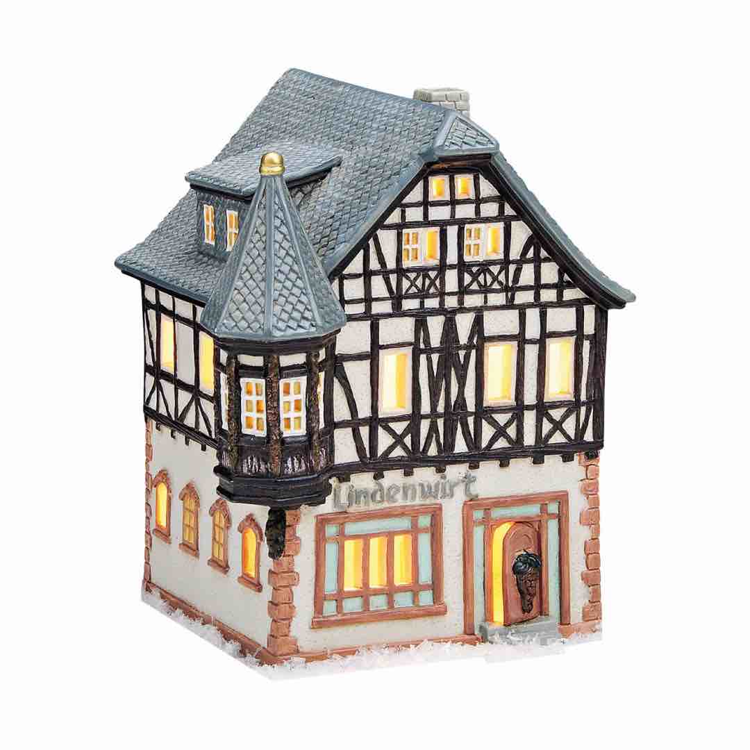 Hotel Lindenwirt - Tea Light Miniature (Hand-painted)