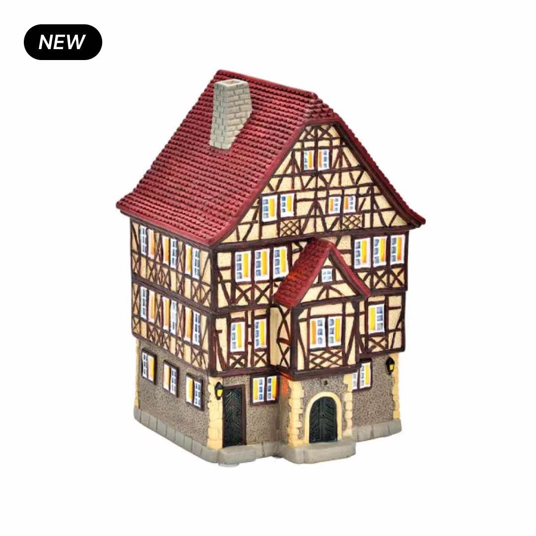 [Preorder: Ships 25th] Bad Wimpfen House - Tea Light Miniature (Hand-painted)