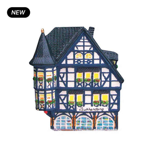 [Preorder: Ships 25th] Rhein Bookstore - Tea Light Miniature (Hand-painted)