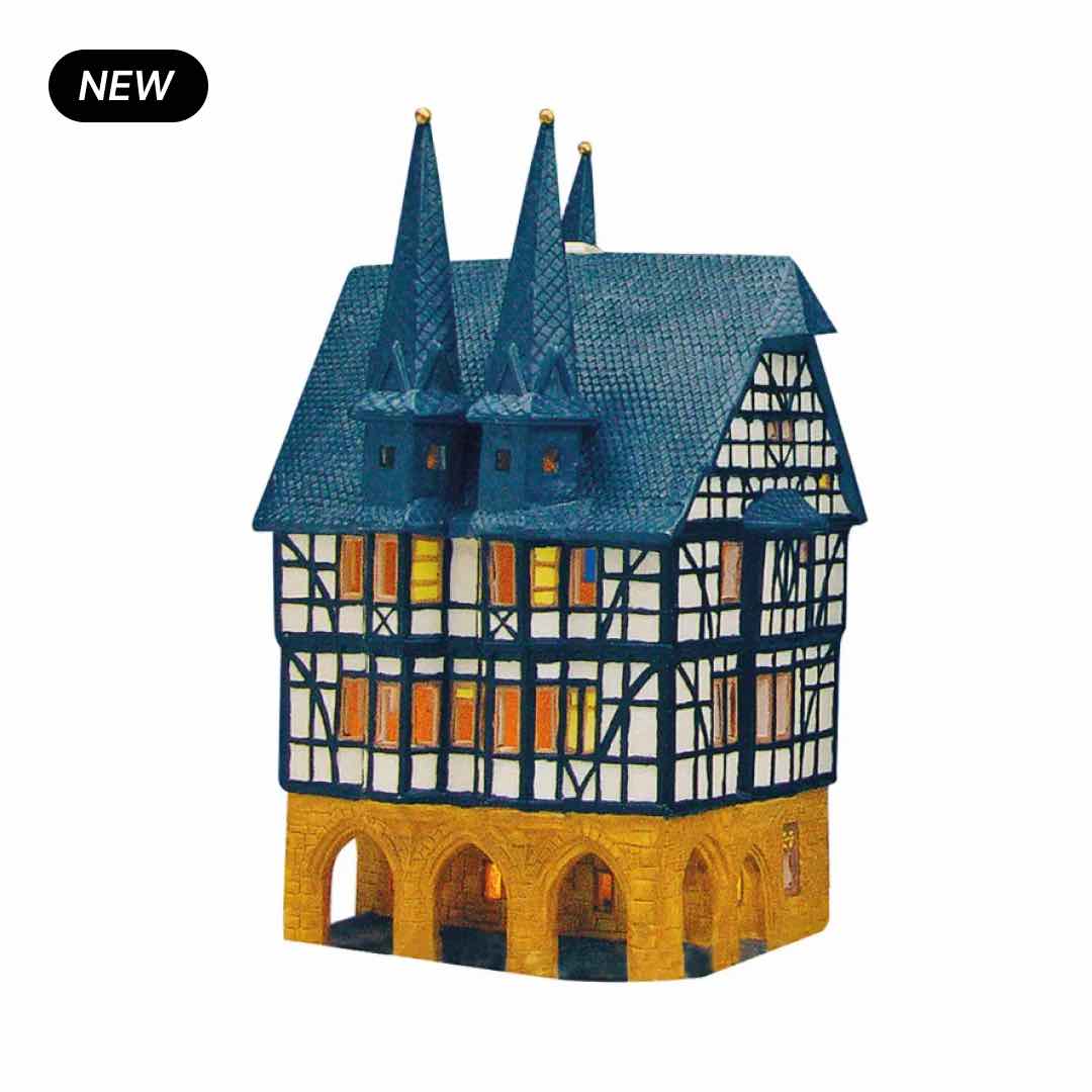 [Preorder: Ships 25th] Alsfeld Townhall - Tea Light Miniature (Hand-painted)