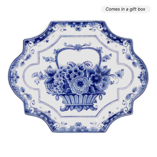 Flower Basket Plate 23cm