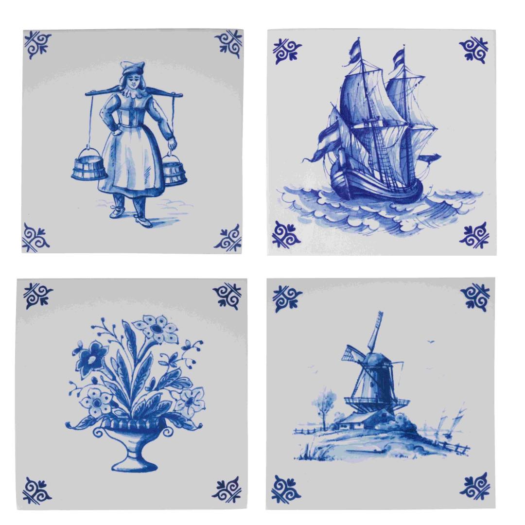 Royal Delft Dutch Heritage Tiles: Landscape 2