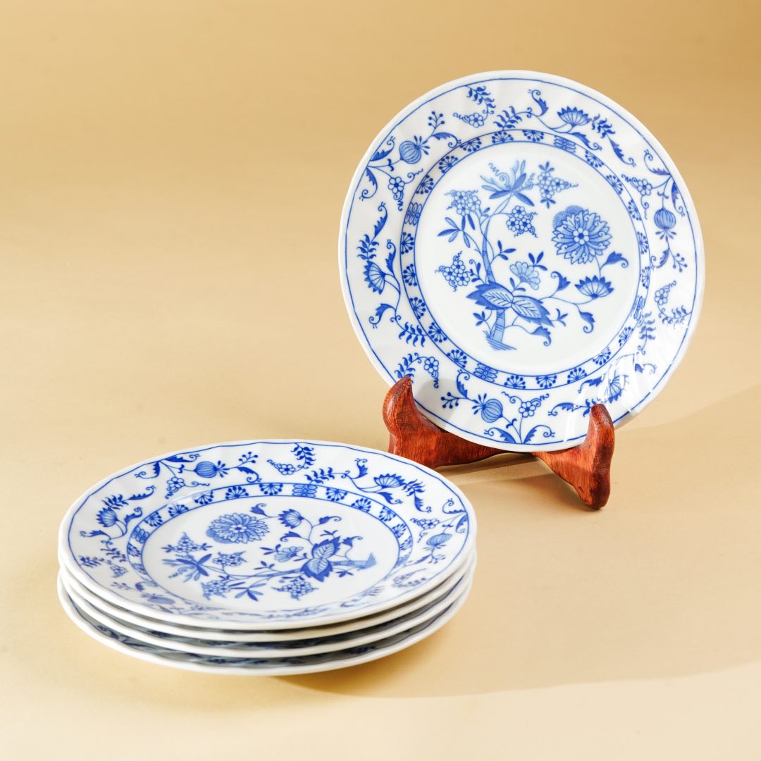 Blue Onion Dessert Plate - Set of 2