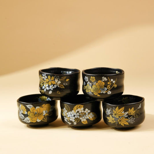 Hannari Japanese Bowl Set (Set of 5)