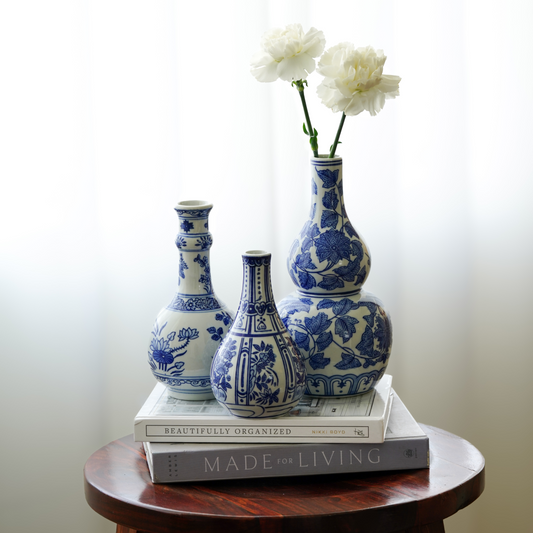 Delftware Vases - Set of 3