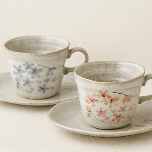 Kyoto Duo Cup & Saucer (Set of 2)