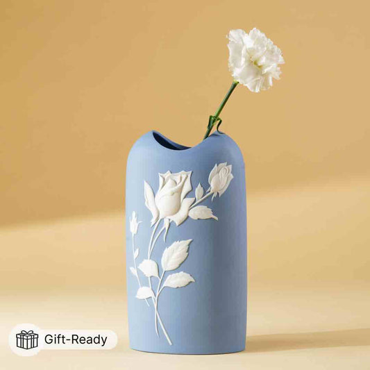 Yūka Blue & White Vase