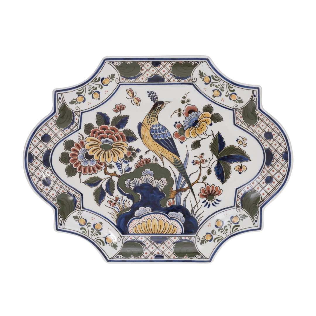 Bird of Paradise Polychrome Plate