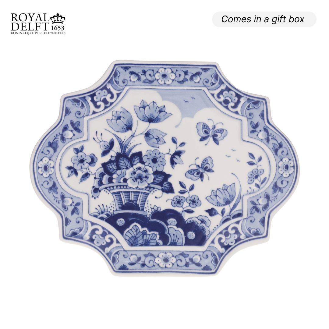 Butterfly Plate 23cm Horizontal