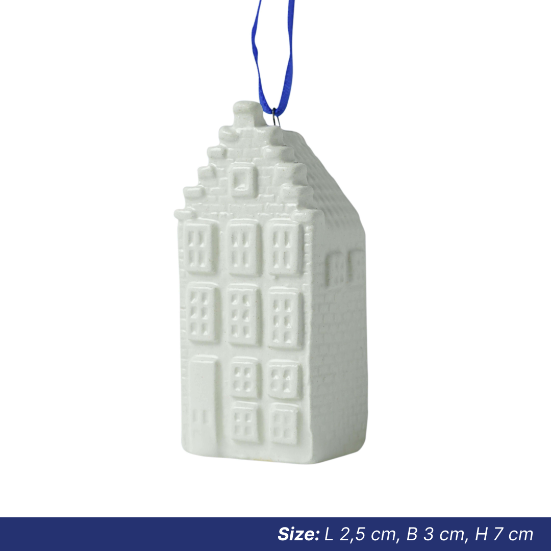 Christmas Ornaments: Delft Canal House [SHIPS DEC 1]