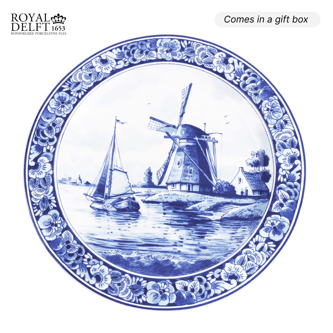 Windmill Plate 34cm