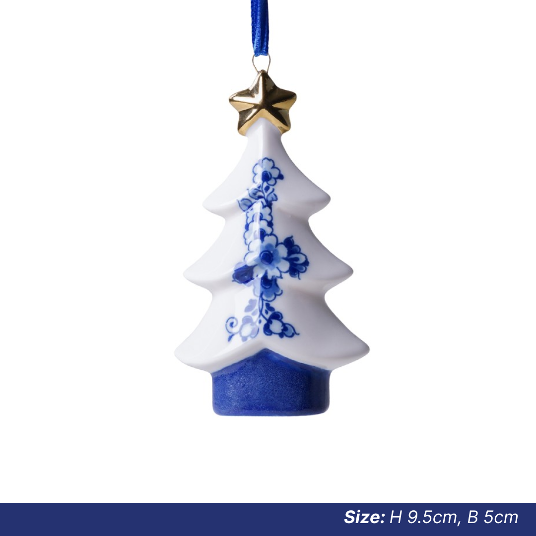 Christmas Ornaments: Delft Christmas Tree