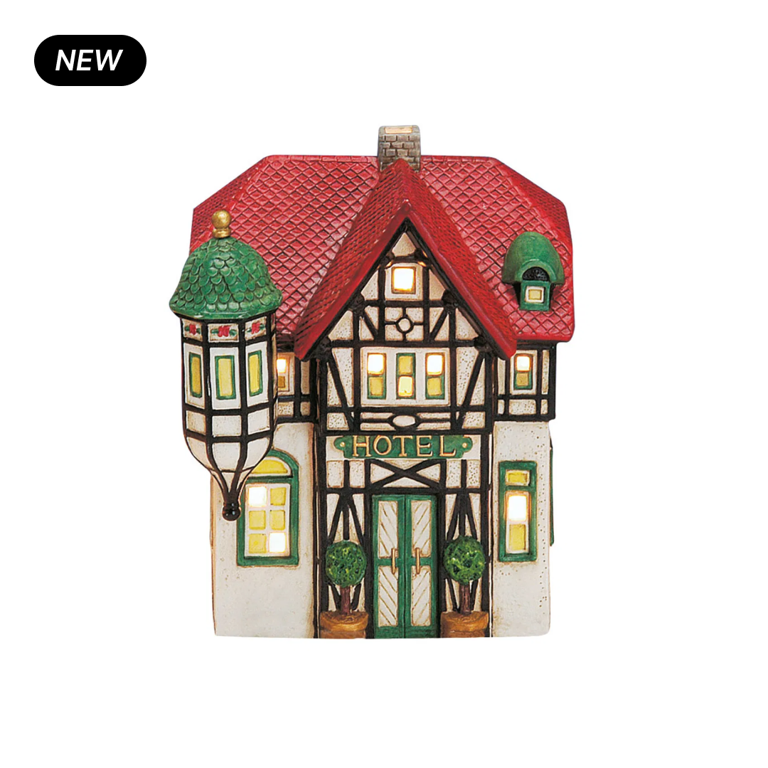 German Hotel – Tea Light Miniature (Hand-painted)