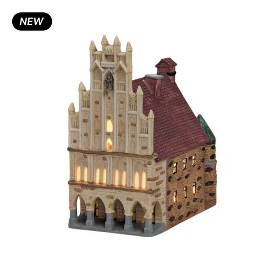 Town Hall Münster – Tea Light Miniature (Hand-painted)