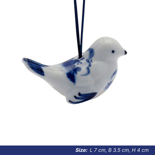 Christmas Ornaments: Delft Bird [SHIPS DEC 1]