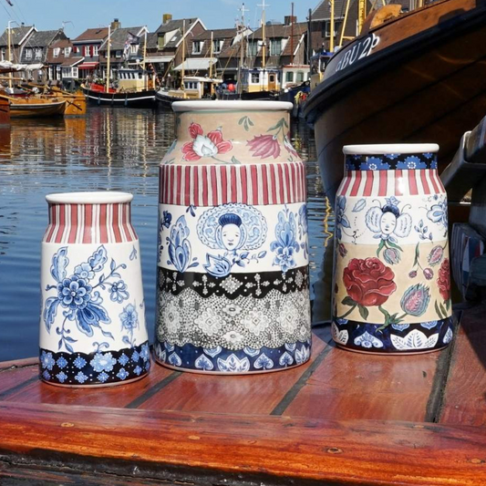 [LIMITED EDITION] The Dutch Heritage Collection – Set of 3 Vases