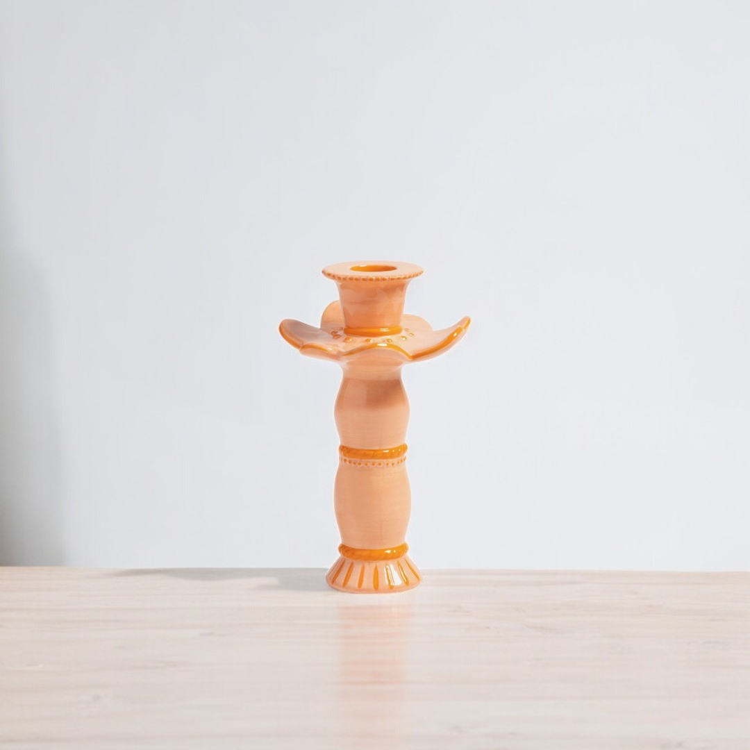 Bamboo Candle Stands - Set of 3 (Handmade)