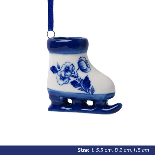 Christmas Ornaments: Delft Skate [SHIPS DEC 1]